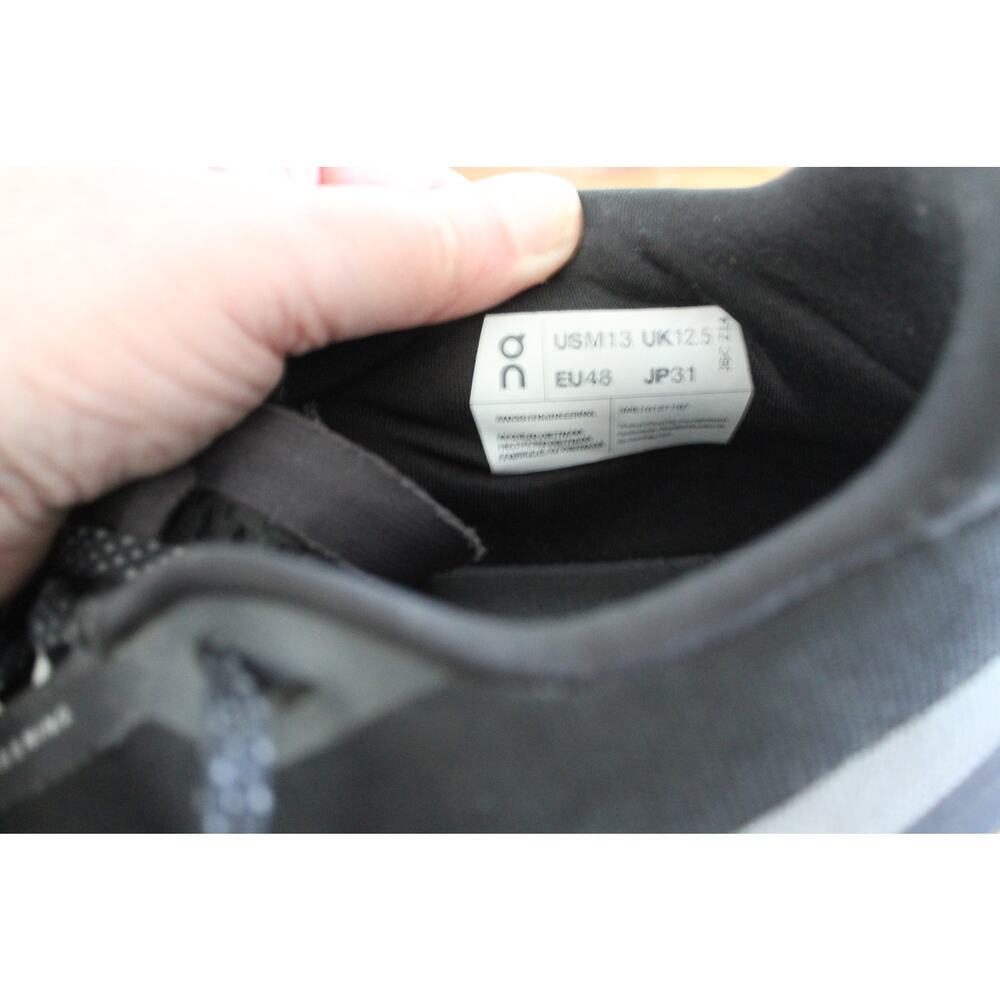 Men's On Running Cloudmonster Black Running Shoes Sneakers Size13 - Picture 10 of 11